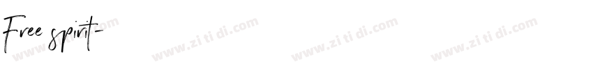 Free spirit字体转换